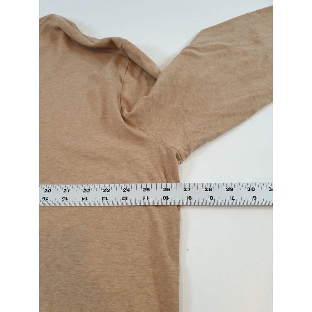 Polo Ralph Lauren Shirt Men's 2XL Long Sleeve Classic Fit Flesh Pony Beige - Picture 7 of 11